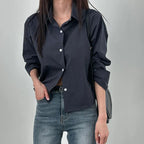 Women's Loose Petite Top Shirt