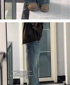 American-style Retro Skinny Jeans High Waist Slimming Without Leg Sticking