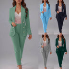 Button Slim Lapel Cardigan Graceful Suit Jacket