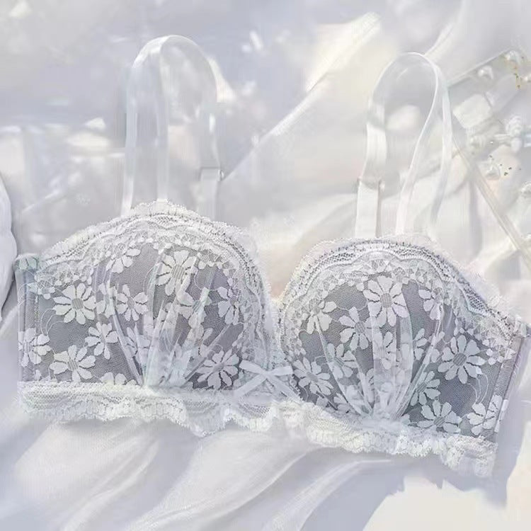 Push Up Underwear Women's Sexy Lace Bra Wireless Bra